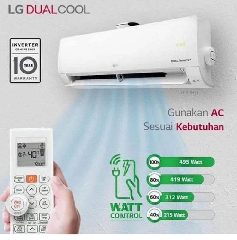 Ac Split Lg Inverter 1 Pk T10ev4 0118