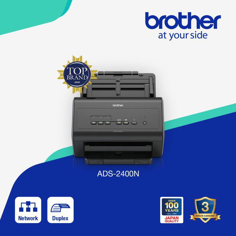 Brother ADS2400N Network Document Scanner 2Sided Scan Speed 30ppm
