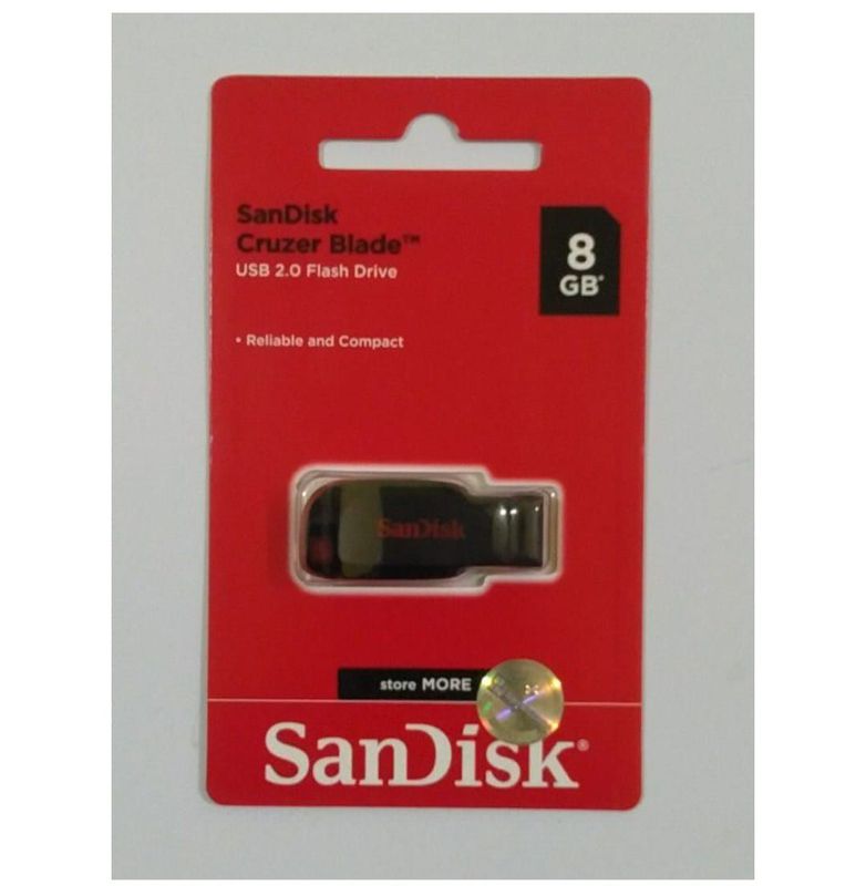 Flashdisk Sandisk Cruzer Blade 8GB Flash Disk - Hitam