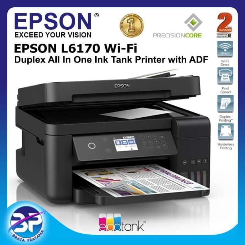 Printer Epson L6170 Wi Fi Duplex All In One Ink Tank With Adf 2436
