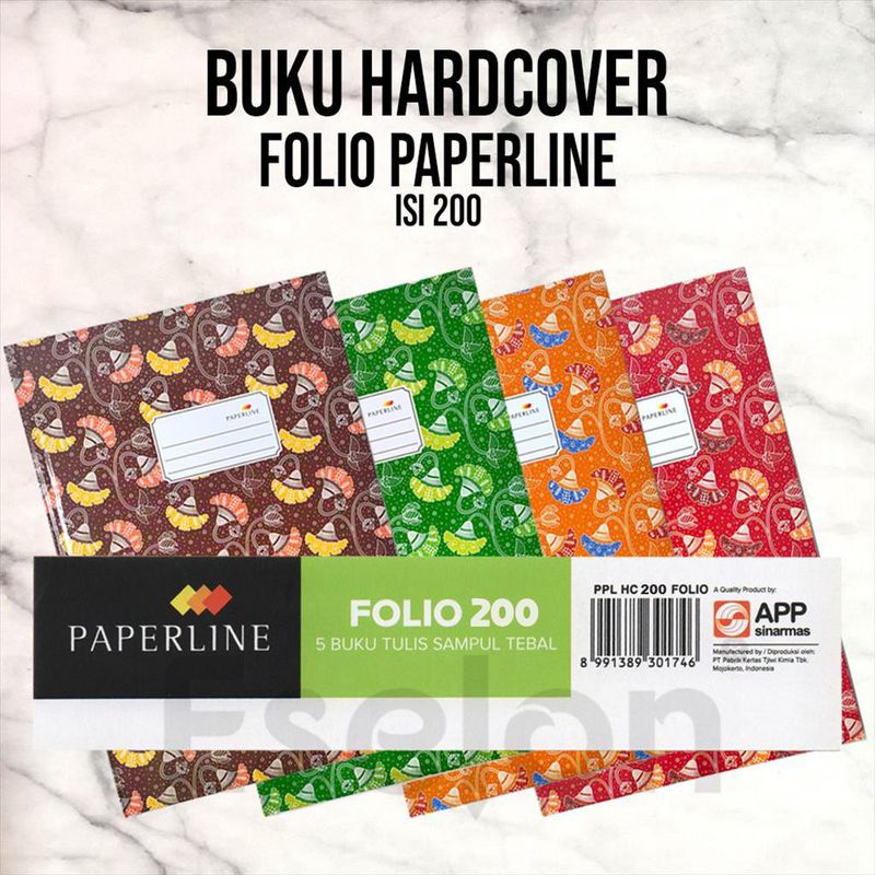 BUKU FOLIO PAPERLINE ISI 200LEMBAR