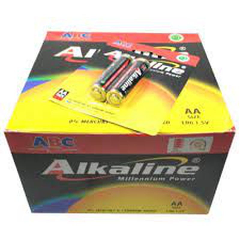 Baterai Alkaline ABC AA (A2) Per Kotak 24 Set