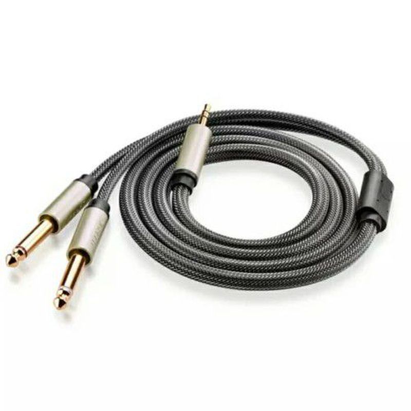 KABEL JACK 3.5MM TO DOUBLE JACK 6.5MM