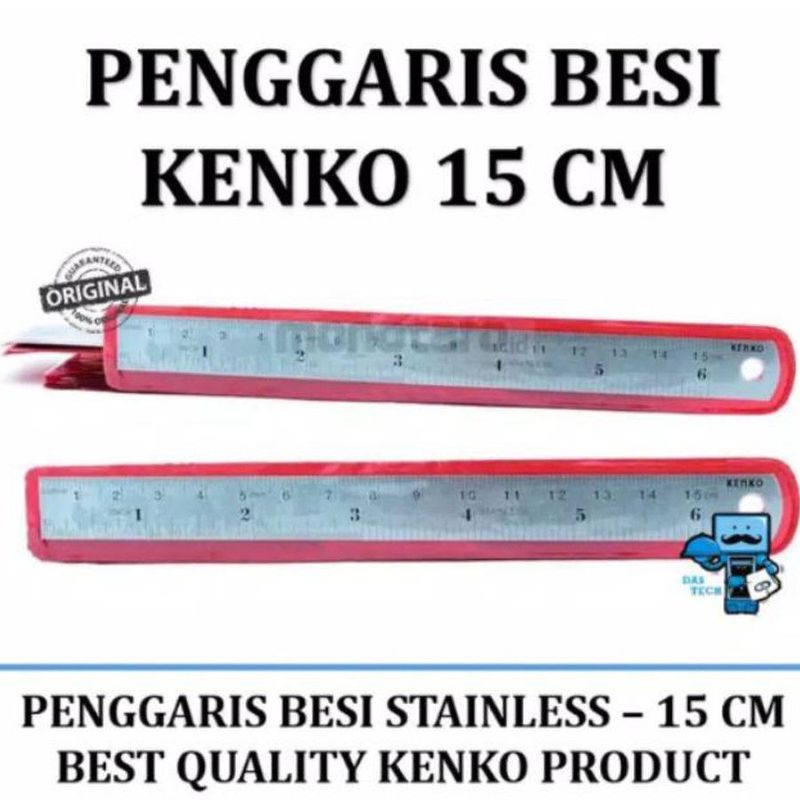 Ruler Besi 15cm Kenko