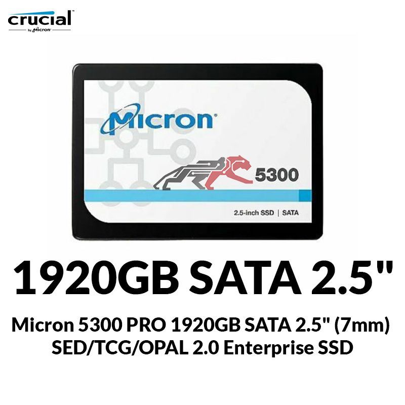 crucial Micron 5300 PRO 1920GB SATA 2.5”(7mm) Enterprise SSD