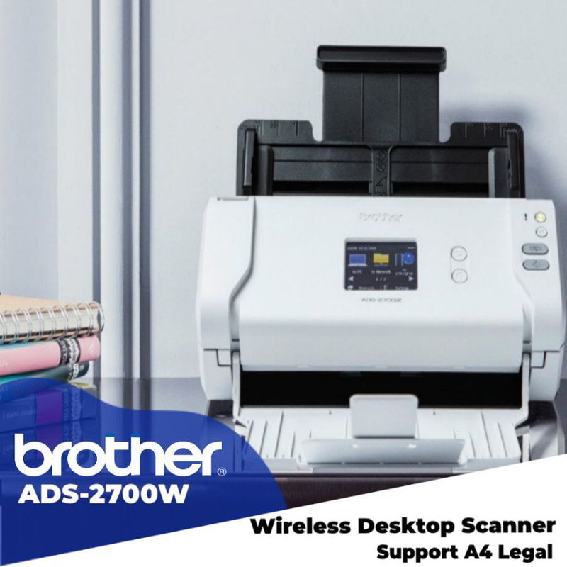 BROTHER Scanner ADS2700W Scanner Brother ADS 2700W ADS 2700 W