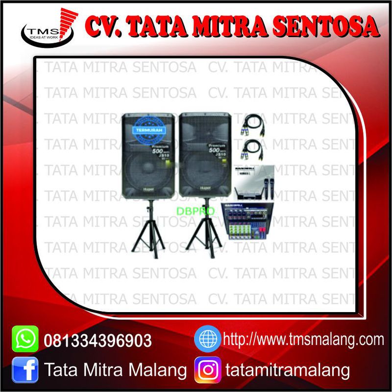Paket Sound System Mixer dan Mic Wireless