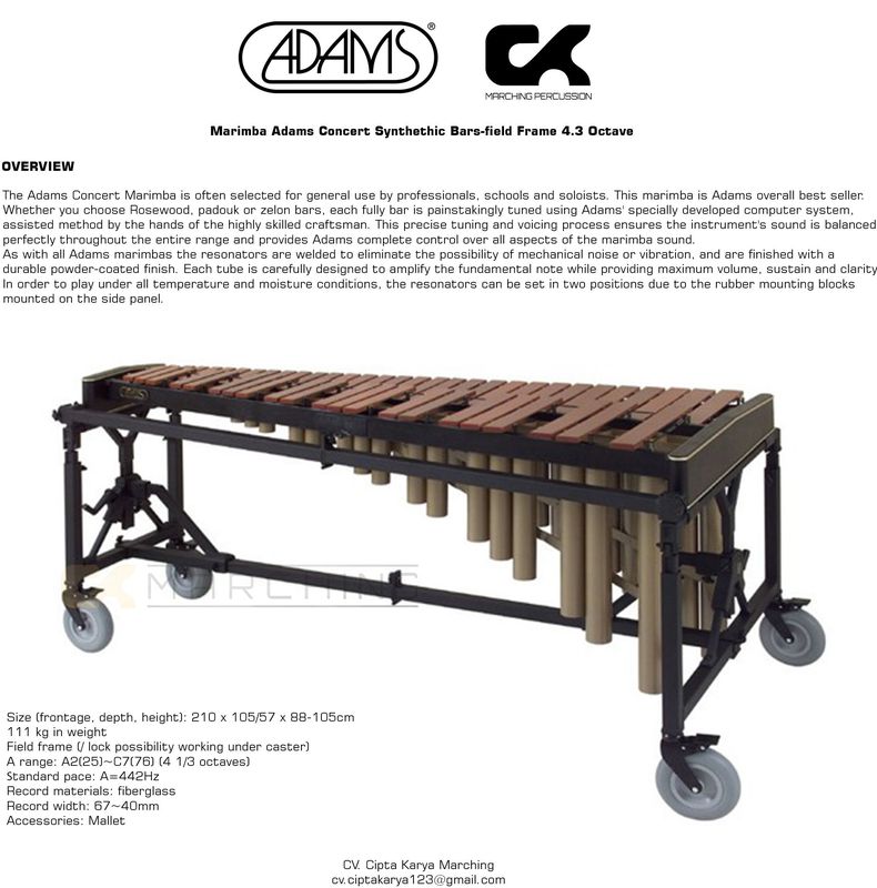 Marimba Adams 4,3 Octave