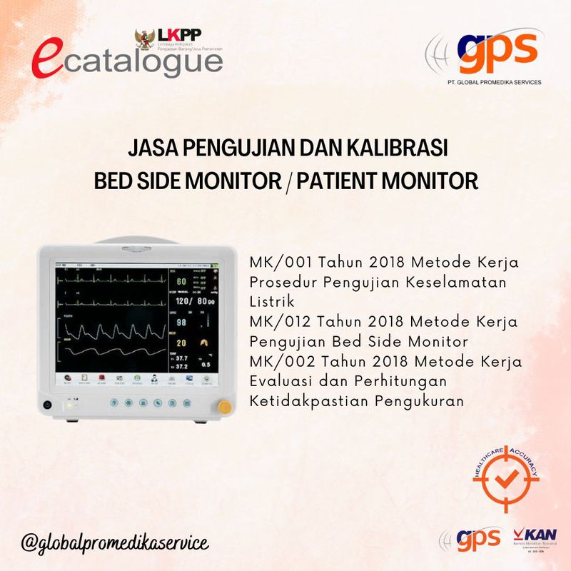 Jasa Pengujian dan/atau Kalibrasi Bed Side Monitor / Patient Monitor ...