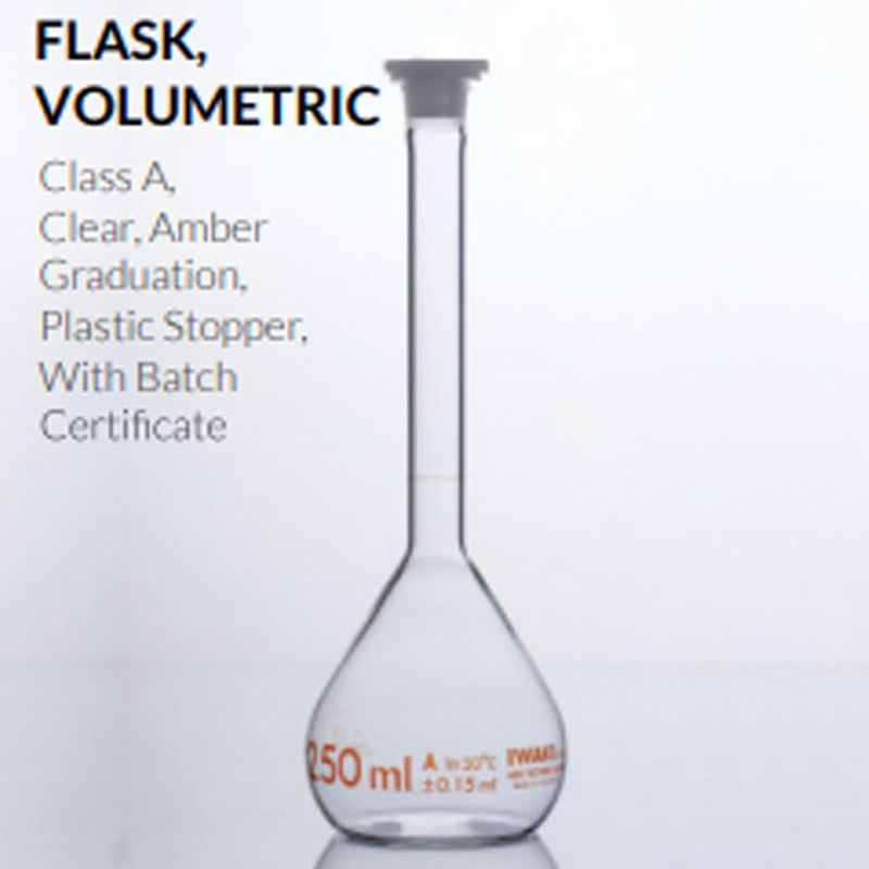 Volumetric Flask With Plastic Stopper Class A 10 ml