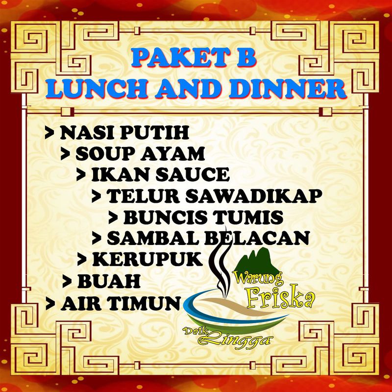 PAKET B (Lunch n Dinner)