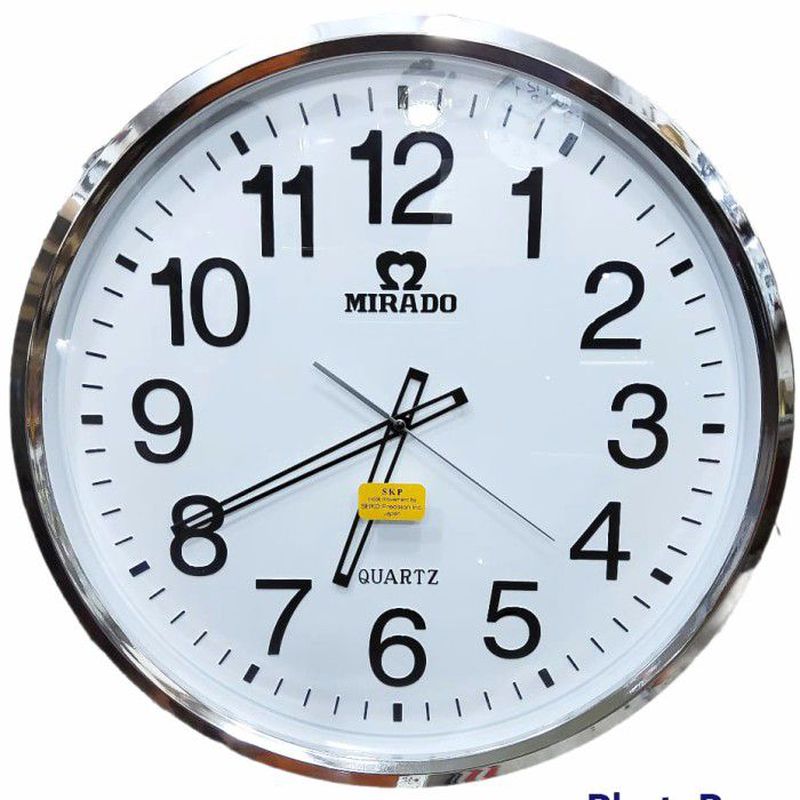 Jam dinding Mirado diameter 40 cm (Mesin seiko)