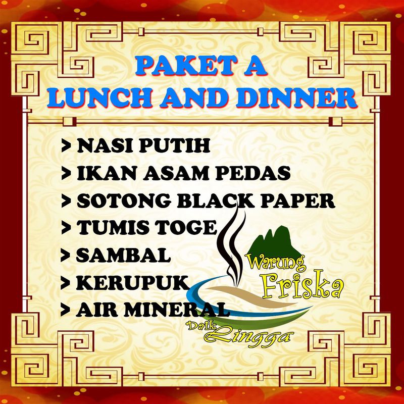 PAKET A (Lunch n Dinner)