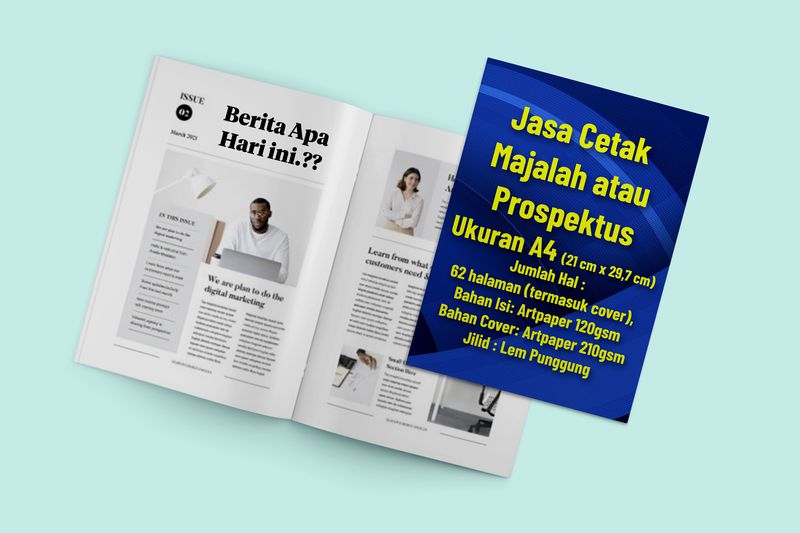 Jasa Cetak Majalah/Prospektus A4