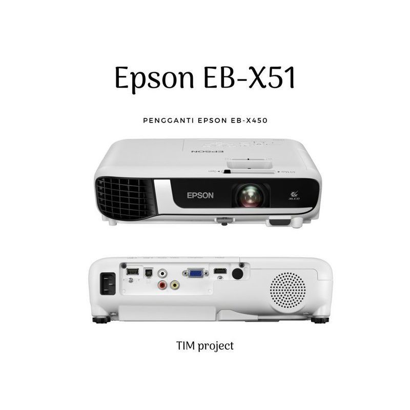 Epson EB-X51 XGA 3800 Lumens HDMI