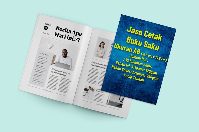 Jasa Cetak Buku Saku Custom A