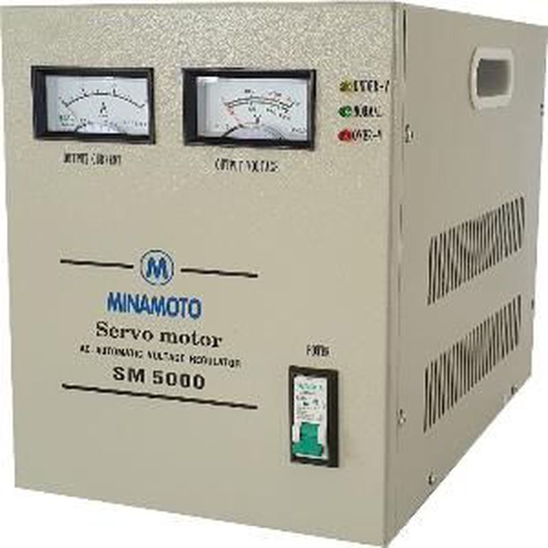 MINAMOTO SERVOMOTOR STABILIZER SM5000 (5000VA)