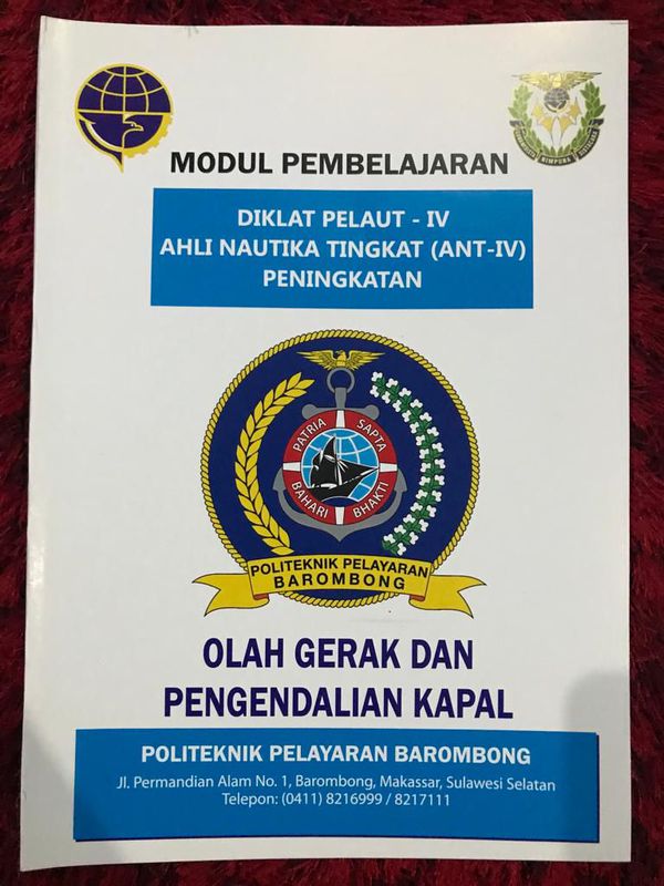 Buku Olah Gerak Dan Pengendalian Kapal Dp Iv Peningkatan Ahli Nautika Tingkat Iv 3504