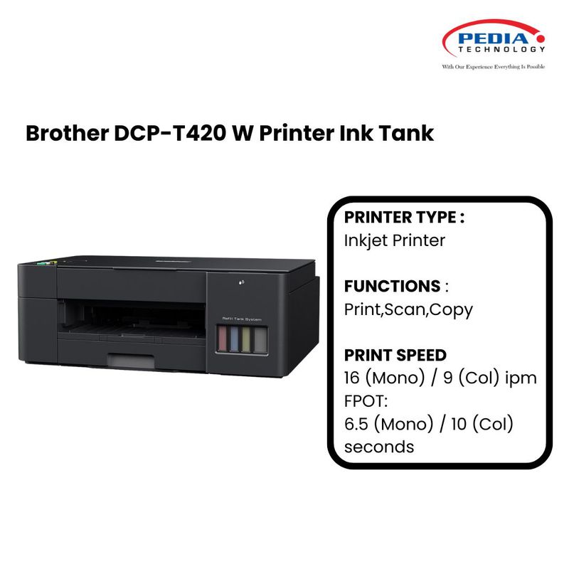Brother DCP-T420 W Printer Ink Tank