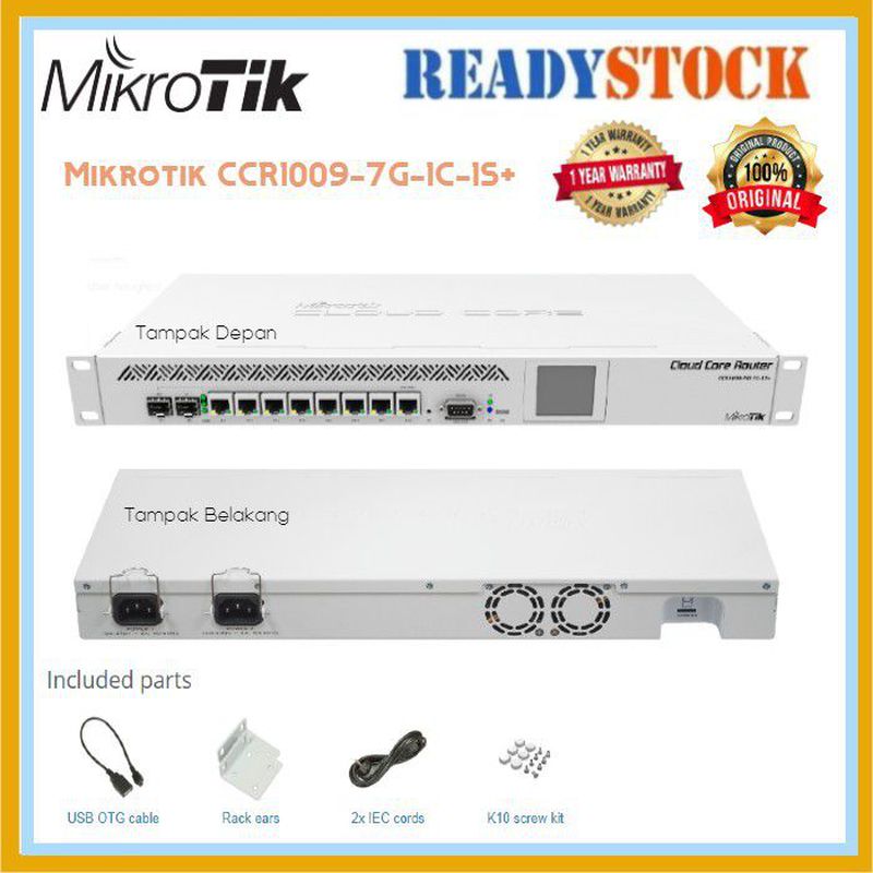 Mikrotik CCR1009-7G-1C-1S+