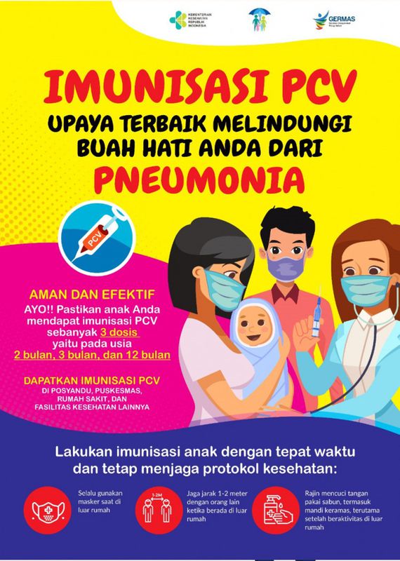 POSTER IMUNISASI PCV - A2+