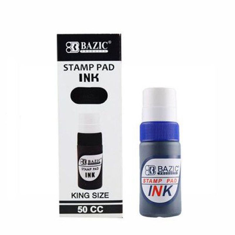 STAMP PAD INK KING SIZE 50 CC BAZIC (ATK)