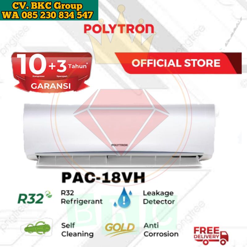 Ac Polytron Pac 2pk 18vh Produk Original Garansi Resmi