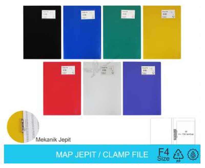Snelhecter Eagle Files Clamp file folder F4 Business File (6pcs)