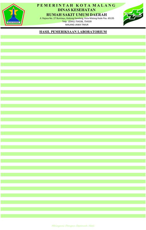 Lembar Hasil Pemeriksaan Laboratorium