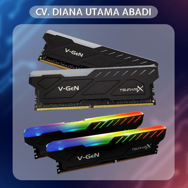 RAM DDR4 VGEN RGB GAMING - 2x4GB