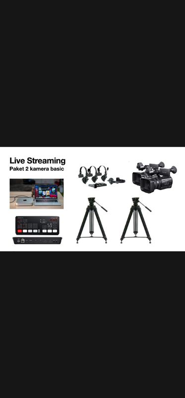 live streaming paket 2 kamera basic
