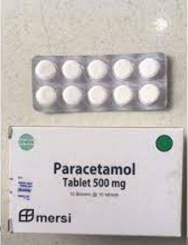 PARACETAMOL 500 MG BOX ISI 100 MERSI