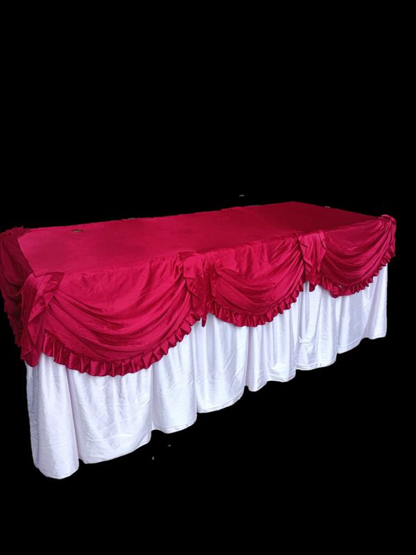 Meja Panjang 60x180 - Merah