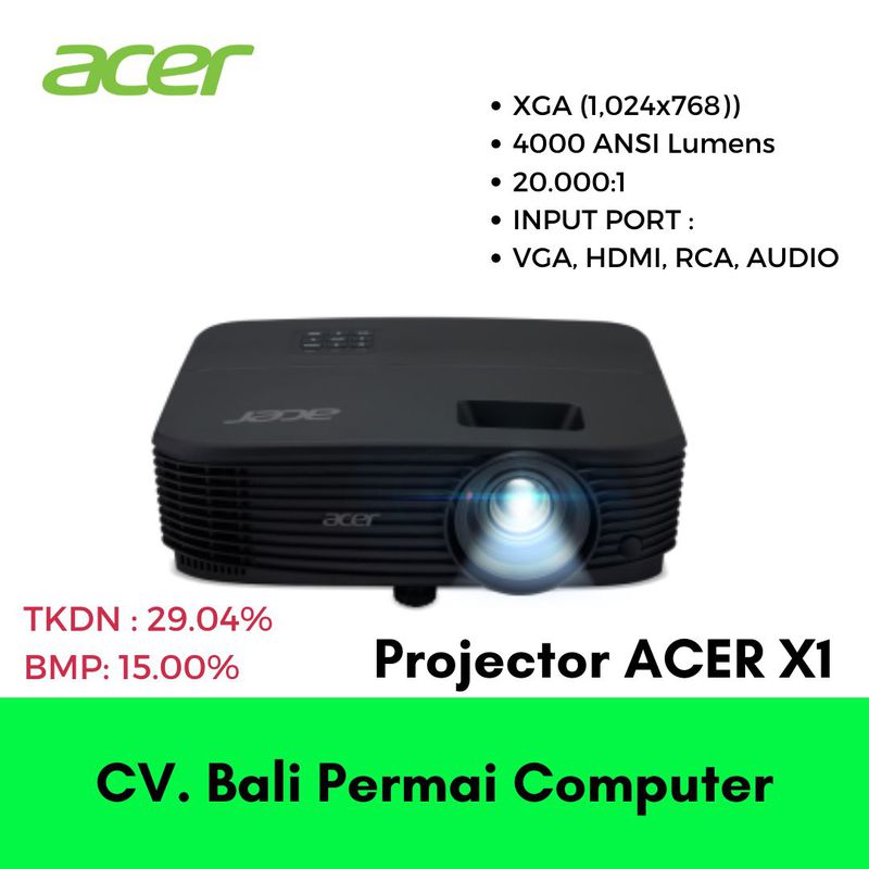 PROYEKTOR ACER X1 (TKDN)