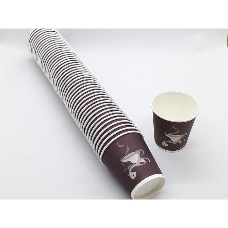 GELAS PAPER CUP UKURAN 6.5OZ COFFEE - BAHAN KERTAS 180ML ISI 50PCS