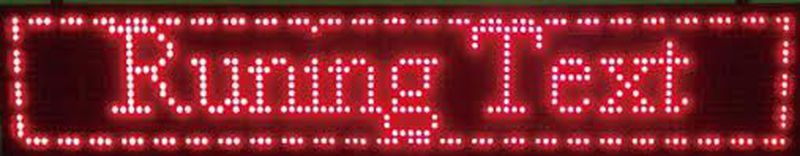 RUNNING TEXT