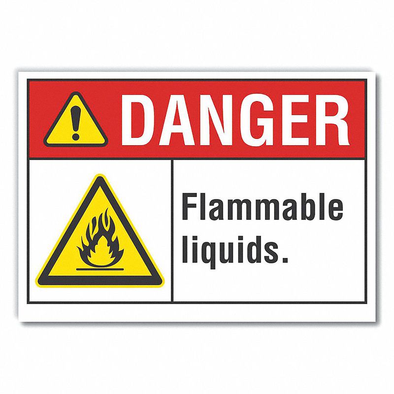 Sticker Danger Bahan Vinyl - MODEL 1