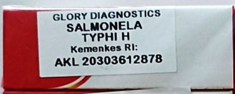 Reagen Widal Test Salmonella Typhi H