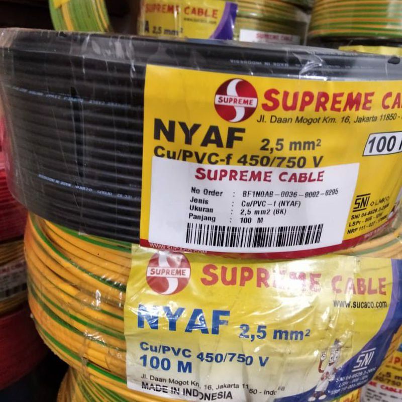 Supreme Kabel Listrik Serabut Nyaf 2 5