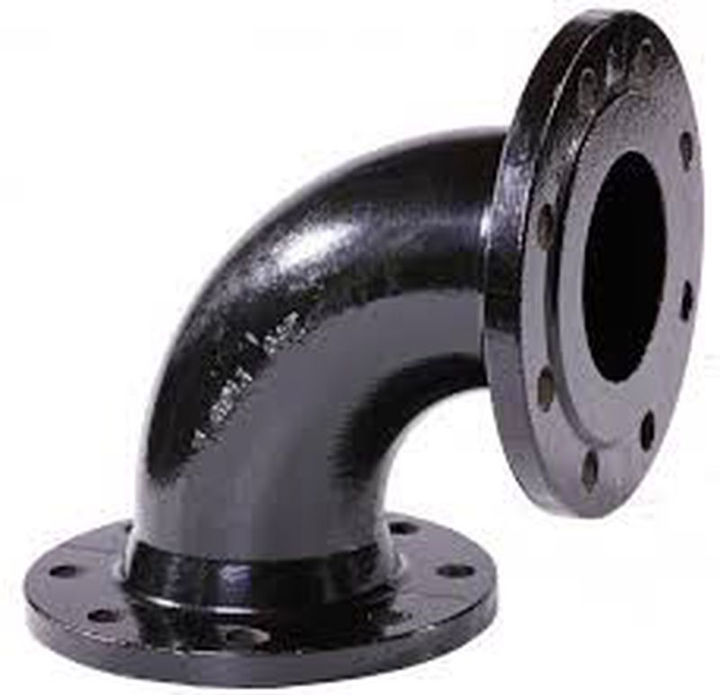 Bend GI all flange ND 110 x 90