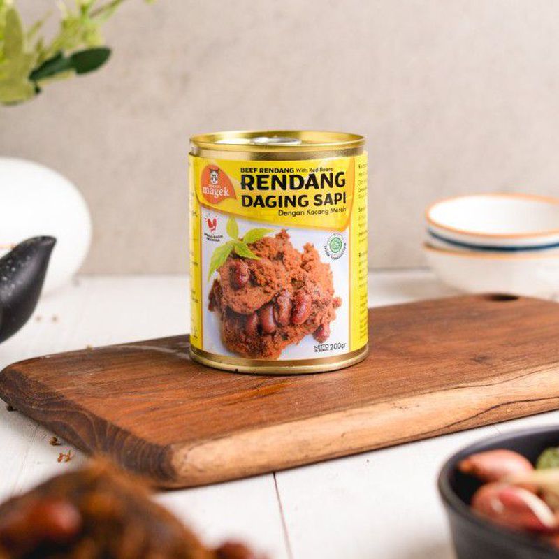 Rendang Daging Sapi Dalam Kaleng (Magek)