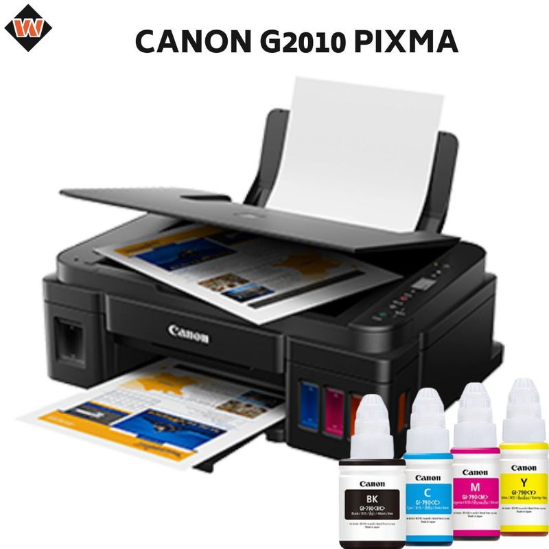 PAKET PRINTER CANON G0210 PRIMA 100 ML + 4 WARNA TINTA