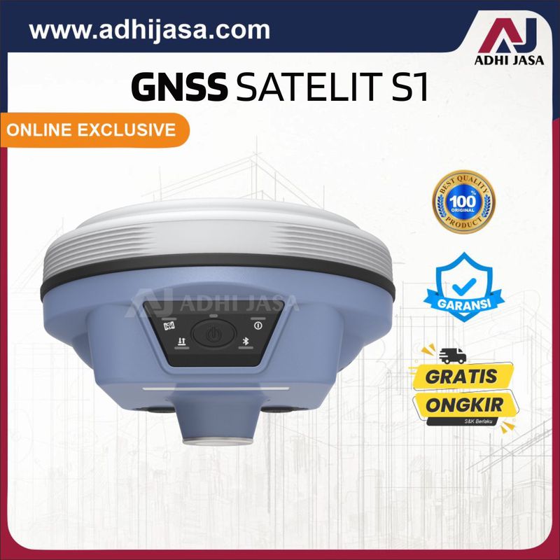 Satelit S1 GPS RTK Geodetik GNSS Base Rover