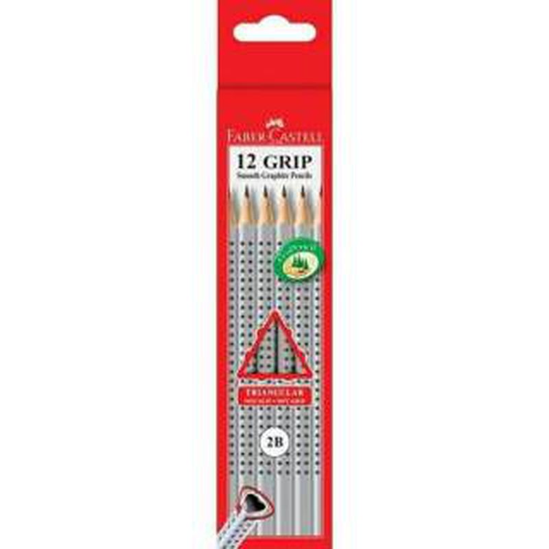 Matita Faber-Castell Grip 2001 2B - Impugnatura Ergonomica Antiscivolo, Mina Resistente
