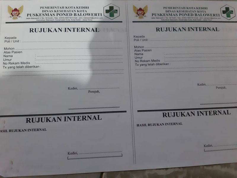 surat rujukan 2 rim