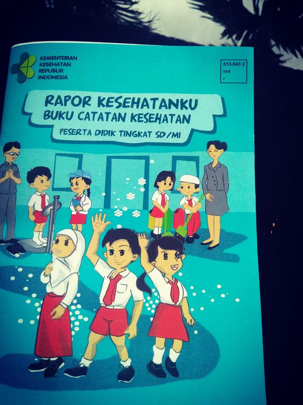 Buku raport kesehatanku SD