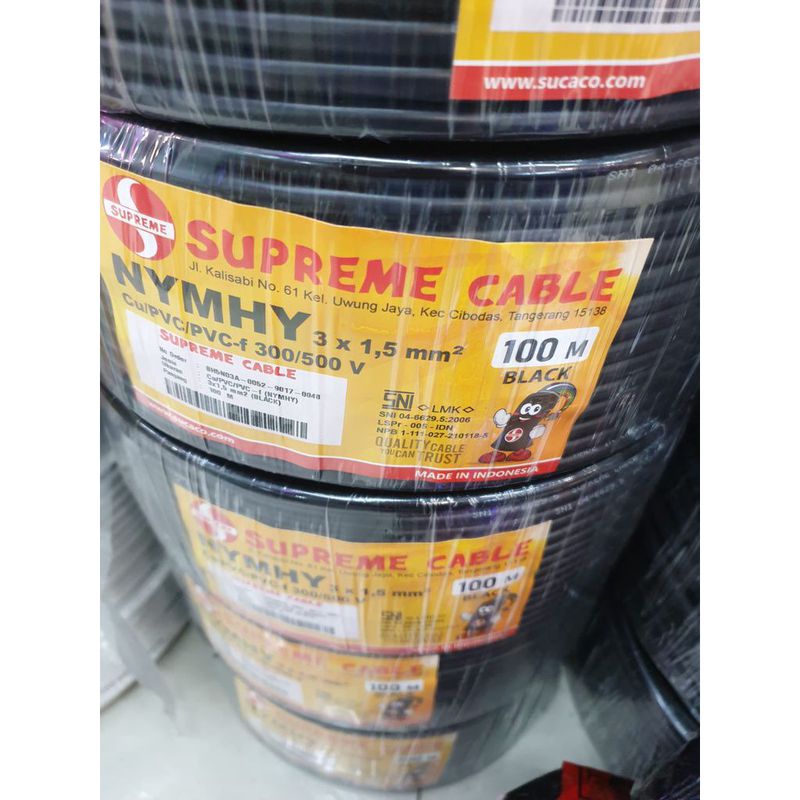 Kabel Serabut Supreme Nyyhy 3x1 5 3 X 1 5 100 Meter