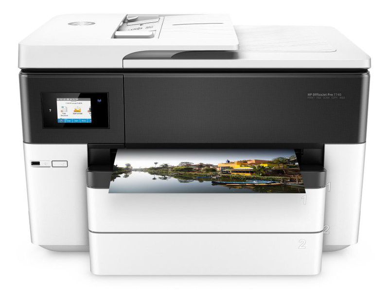 PRINTER HP OFFICE JET PRO 7740 AIO SCAN COPY WIFI A3
