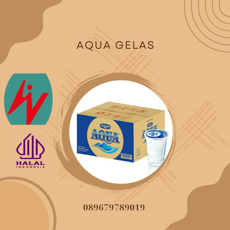 air minuman kemasan aqua - Aqua 220 Ml