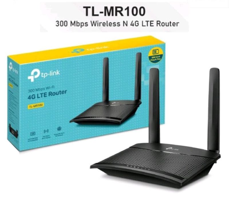 ROUTER TP-LINK TL-MR100 2PTOS LAN/1PTO MICRO SIM WIFI-N/300MBPS 2ANTENAS - miniatura 3